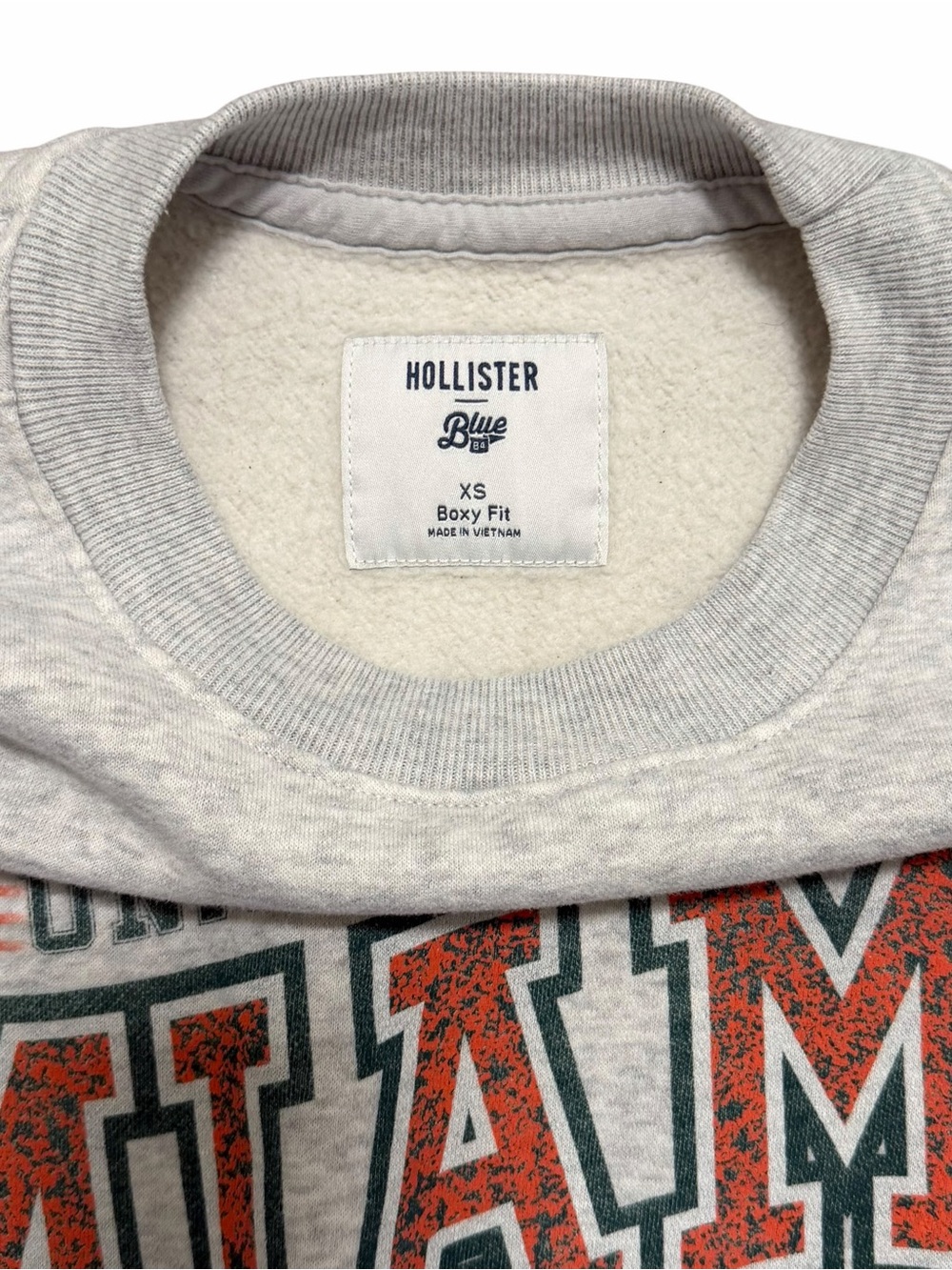 University Of Miami x Hollister Women’s Sweat Shirt - Picture 5 of 5